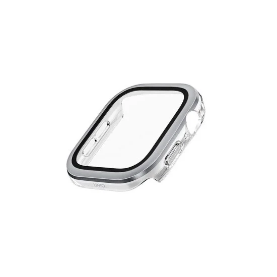 Glass&nbsp;Screen Watch Case With Tempered 42Mm Uniq Voute - Silver